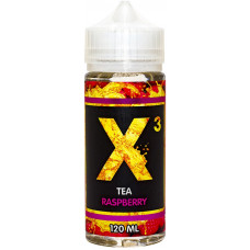 Жидкость X-3 Tea 120 мл Raspberry 3 мг/мл
