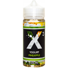 Жидкость X-3 Yoghurt 120 мл Pineapple 3 мг/мл