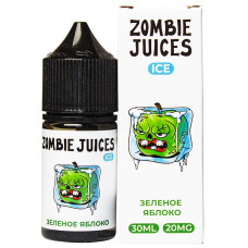 Жидкость Zombie Juces Ice Salt 30 мл Зеленое Яблоко 20 мг/мл