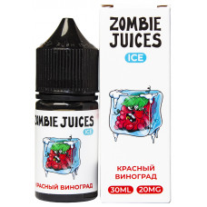 Жидкость Zombie Juces Ice Salt 30 мл Красный Виноград 20 мг/мл