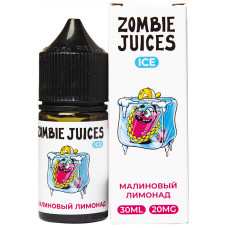 Жидкость Zombie Juces Ice Salt 30 мл Малиновый лимонад 20 мг/мл