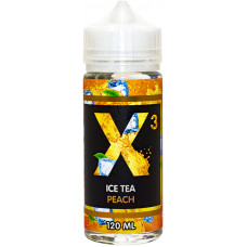 Жидкость X-3 Ice Tea 120 мл Peach 3 мг/мл