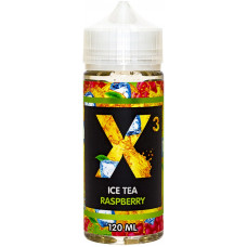 Жидкость X-3 Ice Tea 120 мл Raspberry 3 мг/мл
