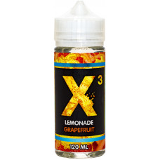 Жидкость X-3 Lemonade 120 мл Grapefruit 3 мг/мл