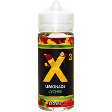 Жидкость X-3 Lemonade 120 мл Lychee 3 мг/мл