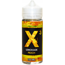 Жидкость X-3 Lemonade 120 мл Peach 3 мг/мл