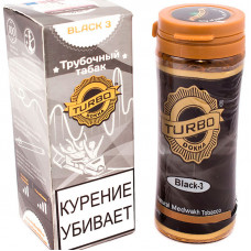 Табак трубочный TURBO DOKHA Black Крепость N1 12 гр (банка) ОАЭ