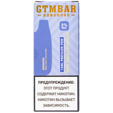 Картридж GTM Bar Bond 6000 Blue Razz Lemonade Лимонад из Голубой Малины Одноразовый GTMBar