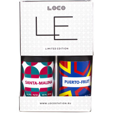 Жидкость LOCO 2x30 мл Berry Set: Santa-malina Puerto-fruit 0 мг/мг