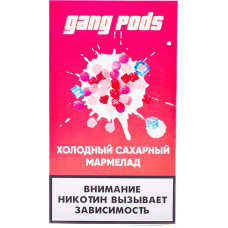 Картридж GANG PODS Cold Sugar Marmalade Холодный Сахарный Мармелад 4 шт 1 мл 20 мг (совмещается с JUUL)