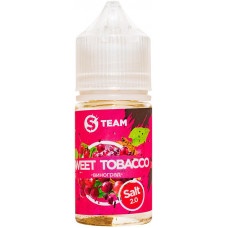 Жидкость S Team 30 мл Sweet Tobacco Виноград 24 мг/мл