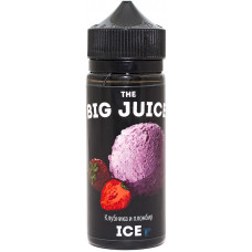 Жидкость The Big Juice Ice 120 мл Клубника и пломбир 3 мг/мл