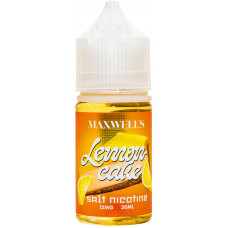 Жидкость Maxwells SALT 30 мл LEMON CAKE 12 мг/мл Лимонный чизкейк