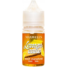 Жидкость Maxwells SALT 30 мл LEMON CAKE 35 мг/мл Лимонный чизкейк