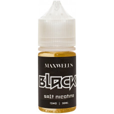 Жидкость Maxwells SALT 30 мл BLACK 12 мг/мл Терпкий табак