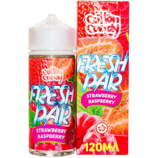 Жидкость Cotton Candy 120 мл Fresh Par Strawberry Raspberry 0 мг/мл