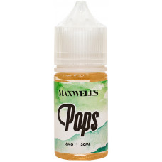 Жидкость Maxwells 30 мл Pops 6 мг/мл Кисло-сладкая жвачка с киви и яблоком