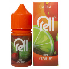 Жидкость Rell Orange 28 мл Lime Strawberry 0 мг/мл Без Никотина МАРКИРОВКА