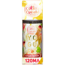 Жидкость Cotton Candy 120 мл Yogurt Белый Персик 0 мг/мл