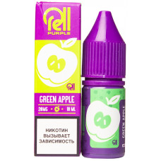 Жидкость RELL Salt Purple 10 мл Green Apple Зелёное Яблоко 20 мг/мл