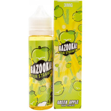 Жидкость Bazooka 60 мл Green Apple Sour Straws 3 мг/мл