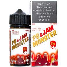 Жидкость Jam Monster 100 мл PB Stawberry 3 мг/мл