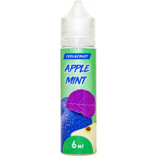 Жидкость Cool Crazy 60 мл Apple Mint 6 мг/мл МАРКИРОВКА