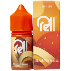 Жидкость Rell Orange 28 мл Strawberry Banana 0 мг/мл Без Никотина МАРКИРОВКА