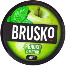 Смесь Brusko 50 гр Soft Яблоко с Мятой (кальянная без табака)