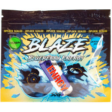 Смесь Blaze Medium 50 гр Черничный Энергетик (Blueberry Energy) (кальянная без табака)
