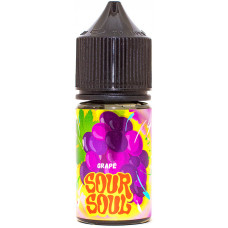 Жидкость Sour Soul Salt 30 мл Grape 55 мг/мл