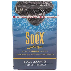 Смесь SoeX 50 г Черная лакрица Black liquorice (кальянная без табака)