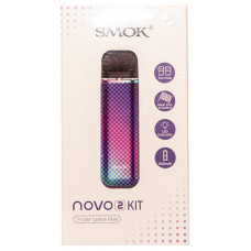 SMOK Novo 2 Kit 7 Color Carbon fiber 800 мАч Радужный Карбон