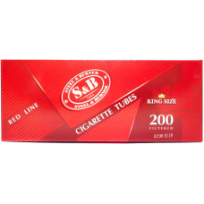 Гильзы сигаретные SnB Red Line с фильтром 200 шт