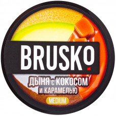 Смесь Brusko 50 гр Medium Дыня Кокос Карамель (кальянная без табака)